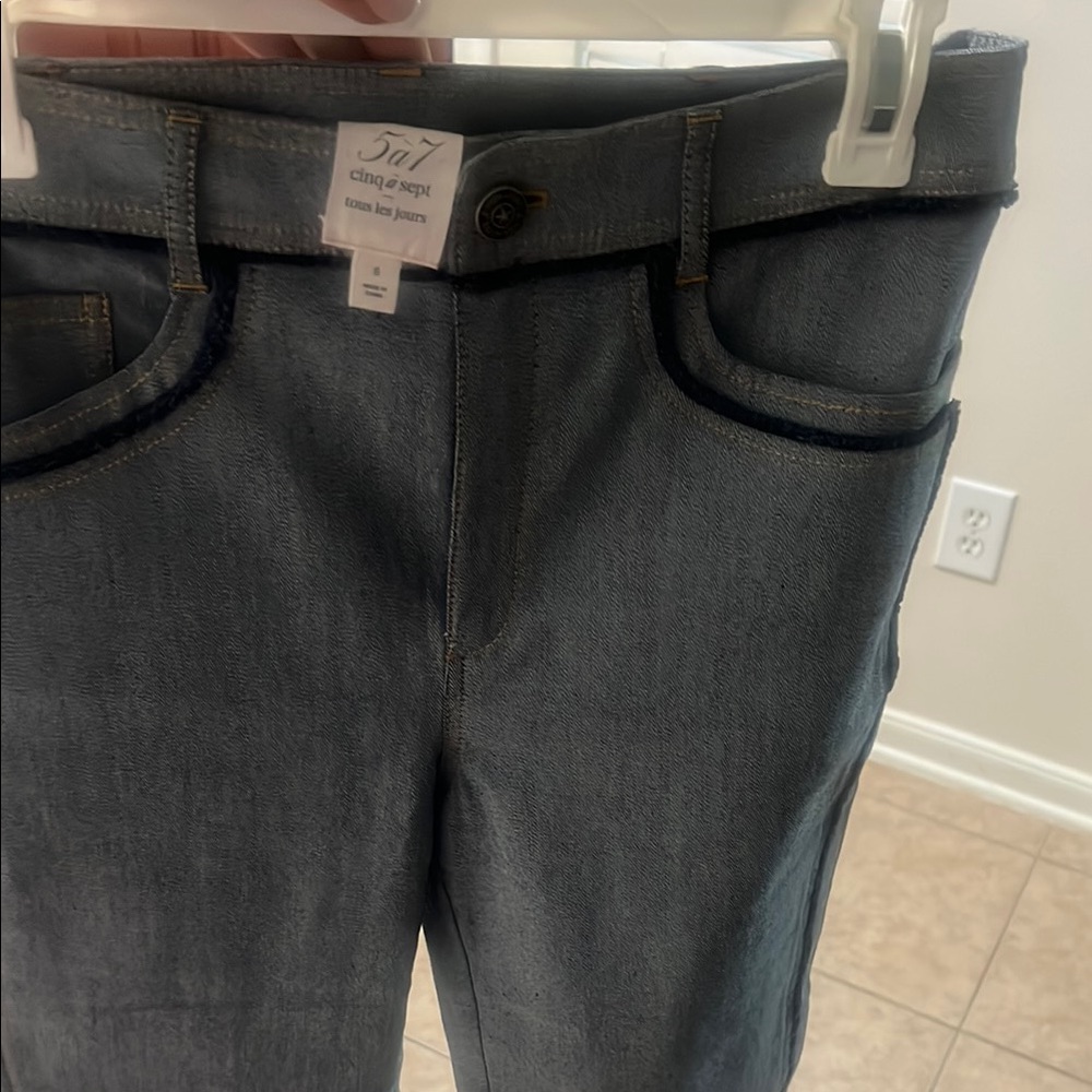 cinq a sept Women's Denim Gray Skinny Jeans